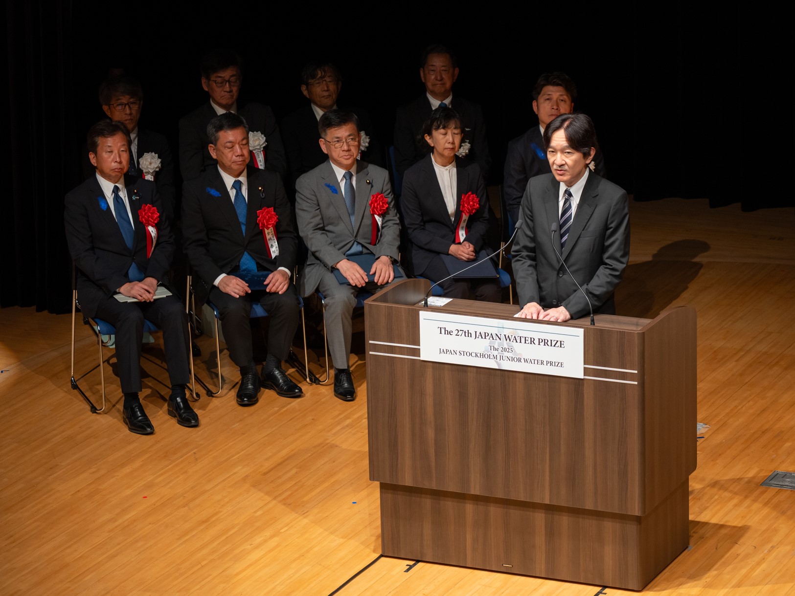 写真「名誉総裁　秋篠宮皇嗣殿下のお言葉」